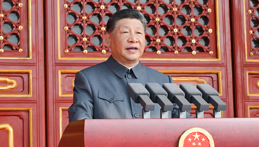 纪念中国人民抗日战争暨世界反法西斯战争胜利80周年大会在京隆重举行 习近平发表重要讲话并检阅受阅部队